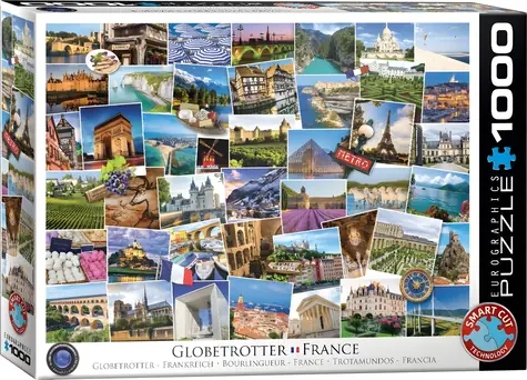 EUROGRAPHICS Puzzle Svetobežník - Francúzsko / 1000 dielikov / 68 x 48 cm