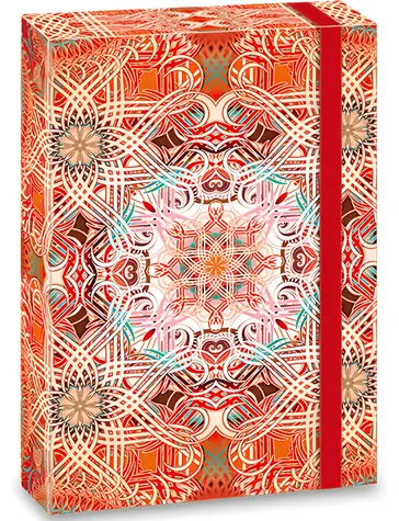 Ars Una Box na zošity Mandala Love / A4 / Lamino kartón 7 mm / Gumička
