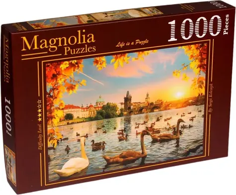 MAGNOLIA Puzzle Labute pri Karlovom moste / 1000 dielikov / 68 x 48 cm