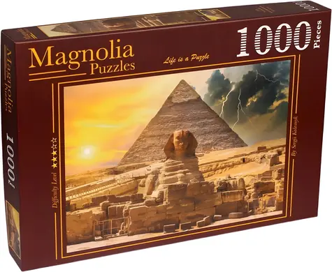 MAGNOLIA Puzzle Pyramídy / 1000 dielikov / 68 x 48 cm