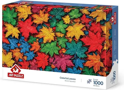 ART PUZZLE Puzzle Farebné listy / 1000 dielikov / 68 x 48 cm