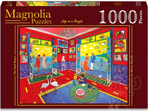 MAGNOLIA Puzzle Červená izba / 1000 dielikov / 68 x 48 cm