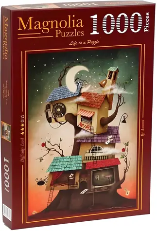 MAGNOLIA Puzzle Dom na strome / 1000 dielikov / 48 x 68 cm