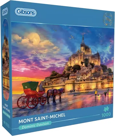 GIBSONS Puzzle Mont Saint Michel / 1000 dielikov / 68 x 49 cm