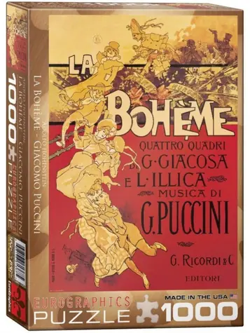 EUROGRAPHICS Puzzle La Bohéme / 1000 dielikov / 48,9 x 67,6 cm