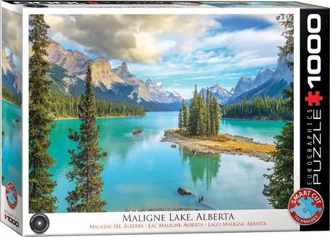 EUROGRAPHICS Puzzle Maligne Lake, Alberta / 1000 dielikov / 68 x 48 cm