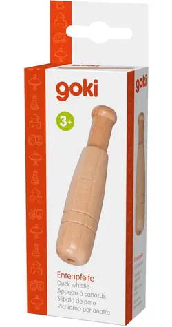 GOKI Drevená kačacia vábnička / Hudobný nástroj / drevo