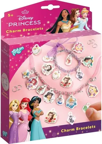 TOTUM Kreatívna sada náramkov Disney Princezné / Penové prívesky / od 3 rokov
