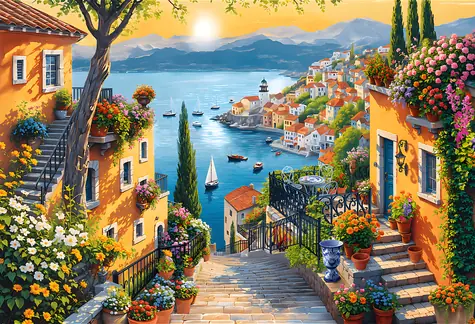 Trefl Puzzle Prímorský výhľad / 1500 dielikov / 85 x 58 cm / pre dospelých