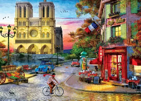 EUROGRAPHICS Puzzle Notre Dame / 1000 dielikov / 68 × 48 cm