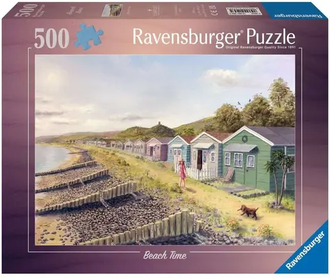 Ravensburger Puzzle Čas na pláži / 500 dielikov