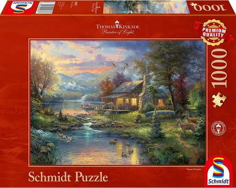 Schmidt Puzzle Prírodný raj / 1000 dielikov / 69,3 x 49,3 cm