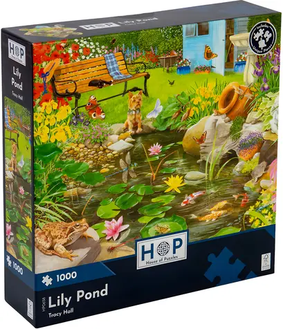 HOP Puzzle Rybník / 1000 dielikov / nepravidelné dieliky / plagát A3