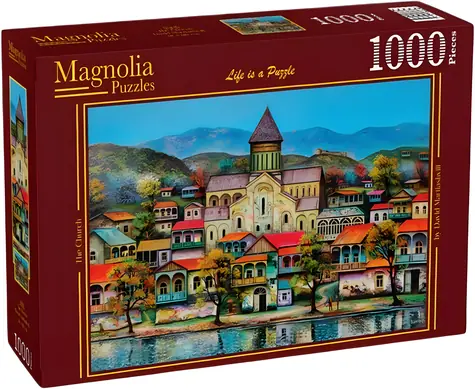 MAGNOLIA Puzzle Kostol / 1000 dielikov / 68 x 48 cm