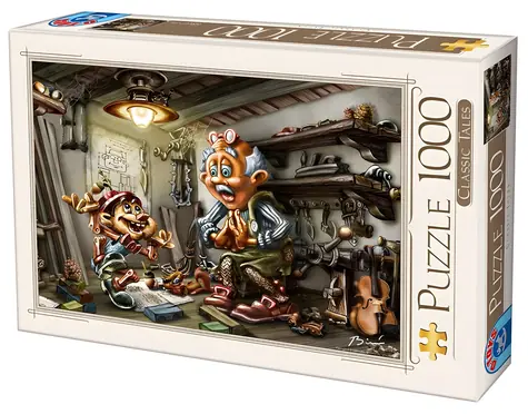 D-TOYS Puzzle Pinokio / 1000 dielikov / 68 × 47 cm