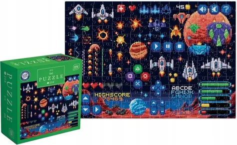 INTERDRUK Puzzle so samolepkami Hra / 250 dielikov / rozmer 48 × 33 cm