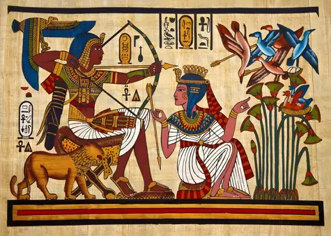 GRAFIKA Puzzle Egyptský papyrus / 500 dielikov / 47,8 x 34,2 cm