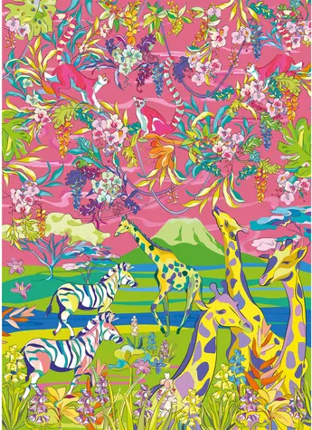 GIBSONS Puzzle HoT: Divoká savana / 1000 dielikov / 49 x 68 cm