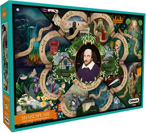 GIBSONS Puzzle Shakespeare / 1000 dielikov