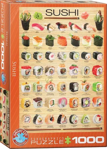 EUROGRAPHICS Puzzle Sushi / 1000 dielikov / 48,9 × 67,6 cm
