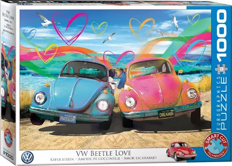 EUROGRAPHICS Puzzle Beetle Love / 1000 dielikov / 68 x 48 cm