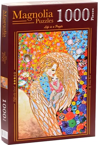 MAGNOLIA Puzzle Anjel s dieťaťom / 1000 dielikov / 48 x 68 cm