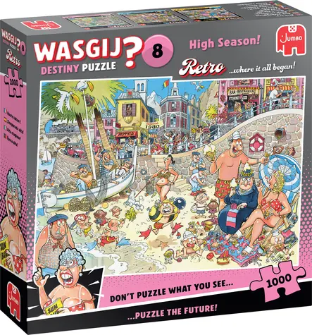 JUMBO Puzzle WASGIJ Retro Destiny 8: Hlavná sezóna! / 1000 dielikov / od 12 rokov