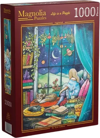 MAGNOLIA Puzzle Po zotmení / 1000 dielikov / 48 x 68 cm