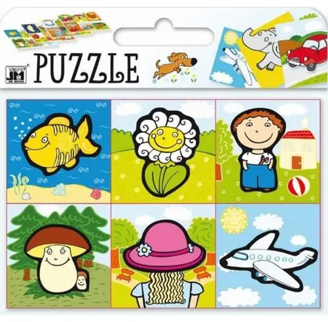 JIRI MODELS Puzzle Čo kam patrí? / veľké dieliky / pre najmenších