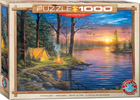 EUROGRAPHICS Puzzle Večerná hmla / 1000 dielikov / 68 x 48 cm