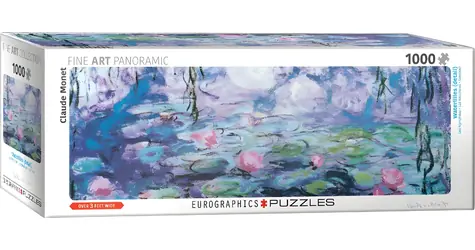 EUROGRAPHICS Panoramatické puzzle Lekná / 1000 dielikov / 99 x 33 cm