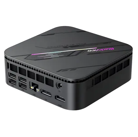 Blackview MP100 Pre sivá / Mini PC / AMD RYZEN 5 7430U / 16GB / 512GB SSD / Radeon Graphics / Wi-Fi 6 / BT 5.2 / W11 Pro