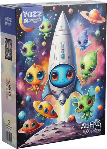 YAZZ Puzzle Mimozemšťania / 1000 dielikov / 68 x 48 cm