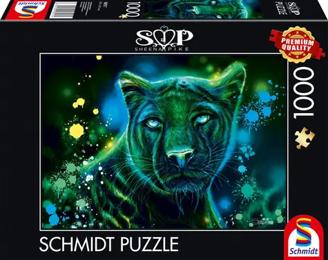 Schmidt Puzzle Neon: Panter / 1000 dielikov / 69,3 × 49,3 cm