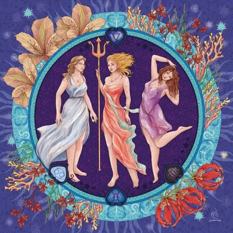 GRAFIKA Štvorcové puzzle Vodné znamenie / 1000 dielikov / 63,5 x 63,5 cm