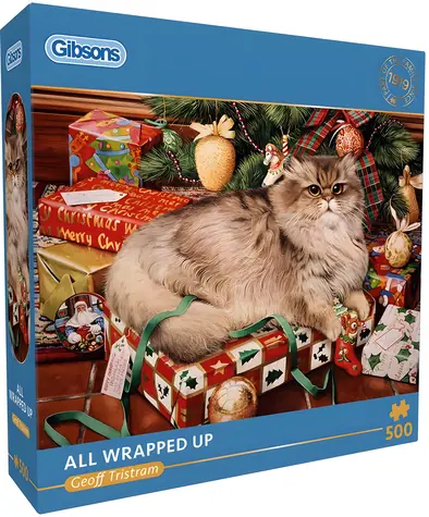 GIBSONS Puzzle Všetko zabalené / 500 dielikov / 48x34 cm