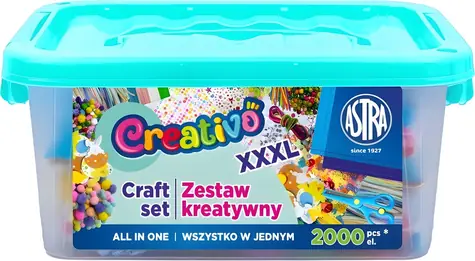 ASTRA Kreatívna sada Creativo XXXL Veľká noc / 2000 ks / mix materiálov na tvorenie