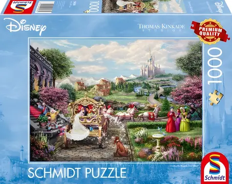 Schmidt Puzzle Popoluška: Šťastne až naveky / 1000 dielikov / od 12 rokov