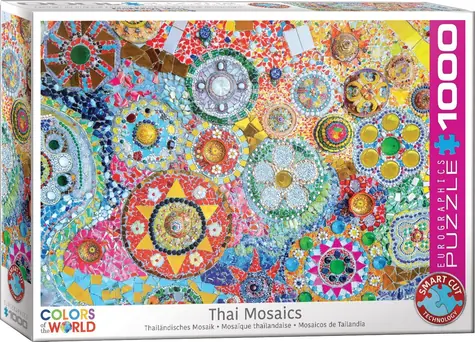 EUROGRAPHICS Puzzle Thajská mozaika / 1000 dielikov / 68 x 48 cm
