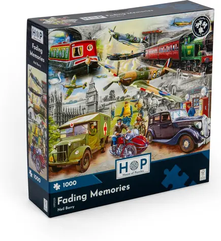 HOP Puzzle Blednúce spomienky / 1000 dielikov / nepravidelné dieliky / plagát A3
