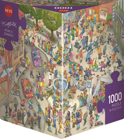 HEYE Puzzle Zombíci v pohybe / 1000 dielikov / 70 × 50 cm