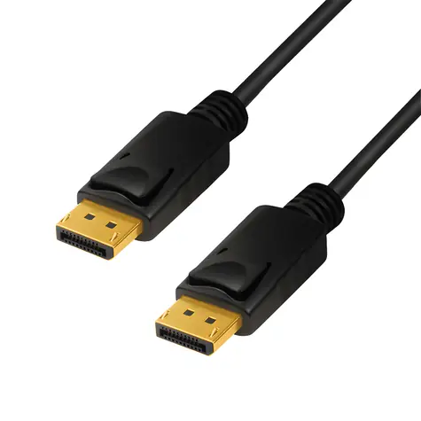 LogiLink DisplayPort 1.4 čierna / Kábel DisplayPort / 1 m / 8K/60 Hz