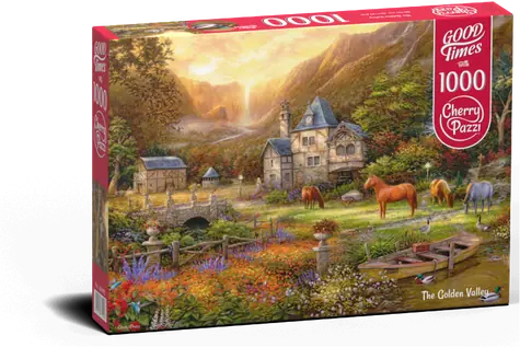 Cherry PAZZI Puzzle Zlaté údolie / 1000 dielikov / 70 × 50 cm