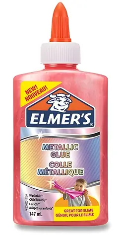 ELMER'S Metalické lepidlo ružové / 147 ml / Na výrobu slizu