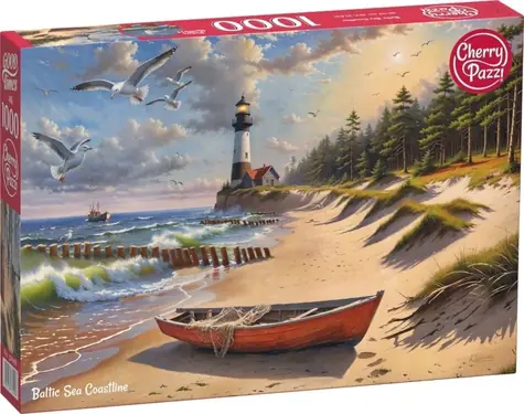 Cherry PAZZI Puzzle Pobrežie Baltského mora / 1000 dielikov / 70 x 50 cm