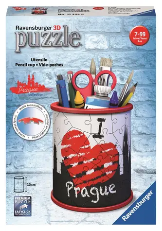 Ravensburger 3D Puzzle Stojan na ceruzky Praha / 54 dielikov / bez lepenia