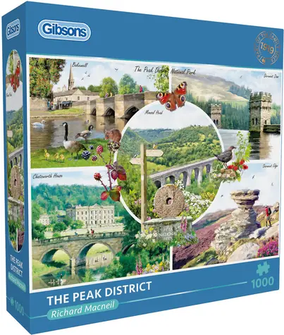 GIBSONS Puzzle The Peak District / 1000 dielikov