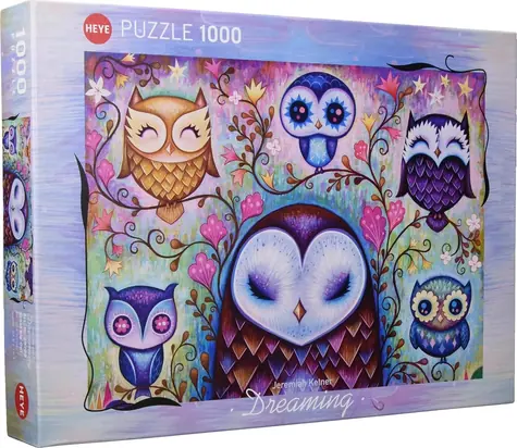 HEYE Puzzle Dreaming: Veľká sova / 1000 dielikov / 50 x 70 cm