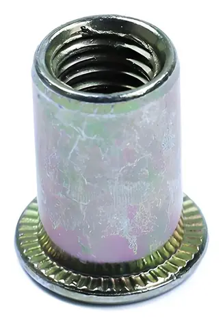 Haushalt Nitovacie matice M5 plochá hlava / Nitovacie matice / M5 / 0,8x12 mm / otvorená