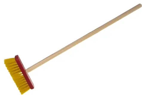 TEDDIES Metla detská červená 80 cm / Detské náradie / Drevená násada